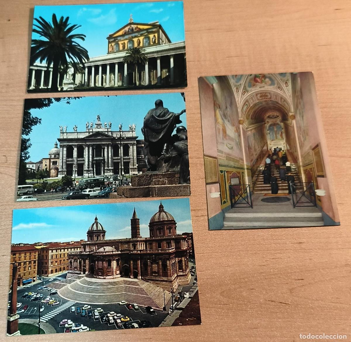 Postales: POS 281 - Lote 4 postales Roma - Sin circular -
