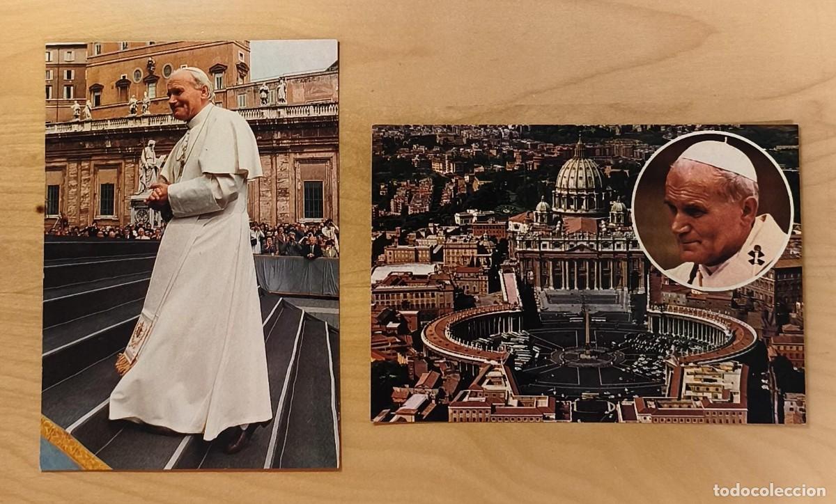 Postales: POS 283 - Lote 2 Postales Joannes Paulus P.P. II - 62 y 66 Plurigraf Terni