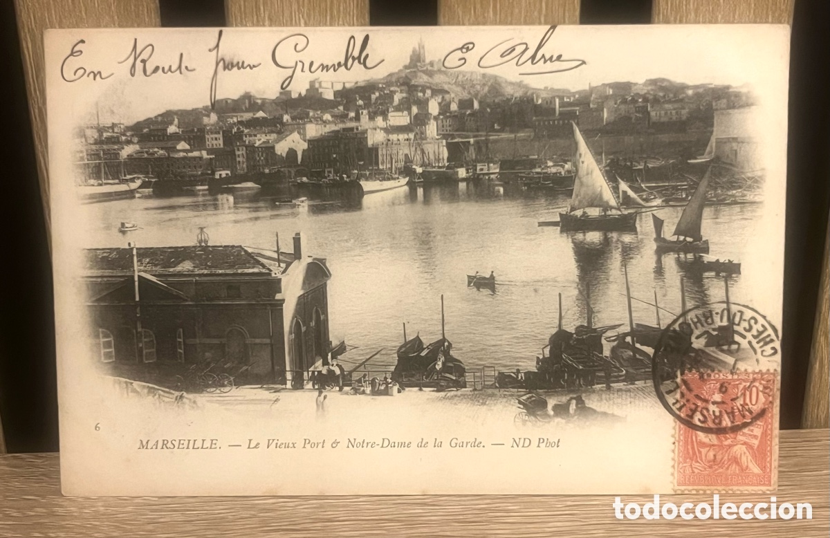 Postales: POSTAL: MARSEILLE - LE VIUX PORT DE NOTRE DAME DE LA GARDE - ND PHOT