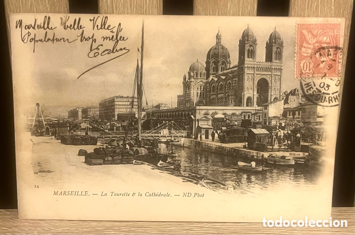 Postales: POSTAL: MARSEILLE - LA TOURETTE, LA CATH&Eacute;DRALE. ND PHOT
