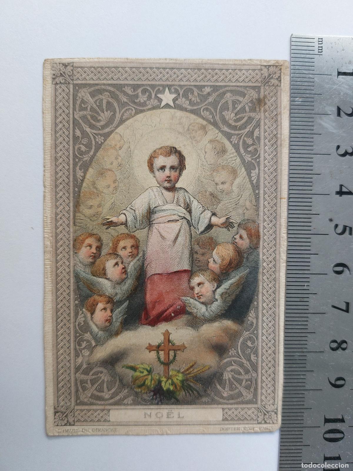 Postales: Estampa de arte sacro con el Ni&ntilde;o Jes&uacute;s, iconograf&iacute;a religiosa cl&aacute;sica