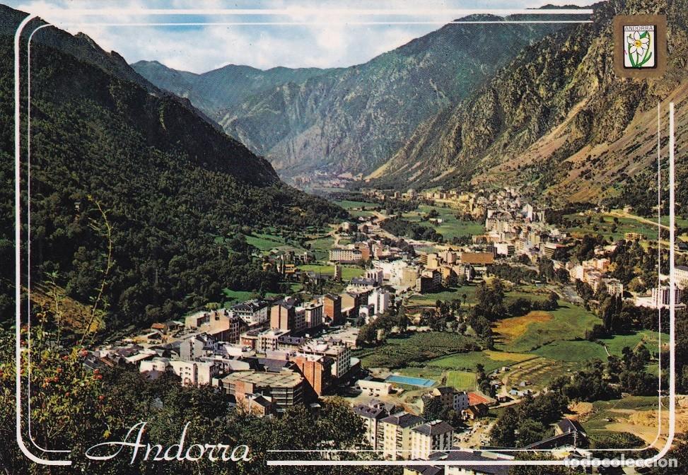 Cartes Postales: N&ordm; 107 Valls d'Andorra - Andorra la Vella i Les Escaldes / Escudo de Oro