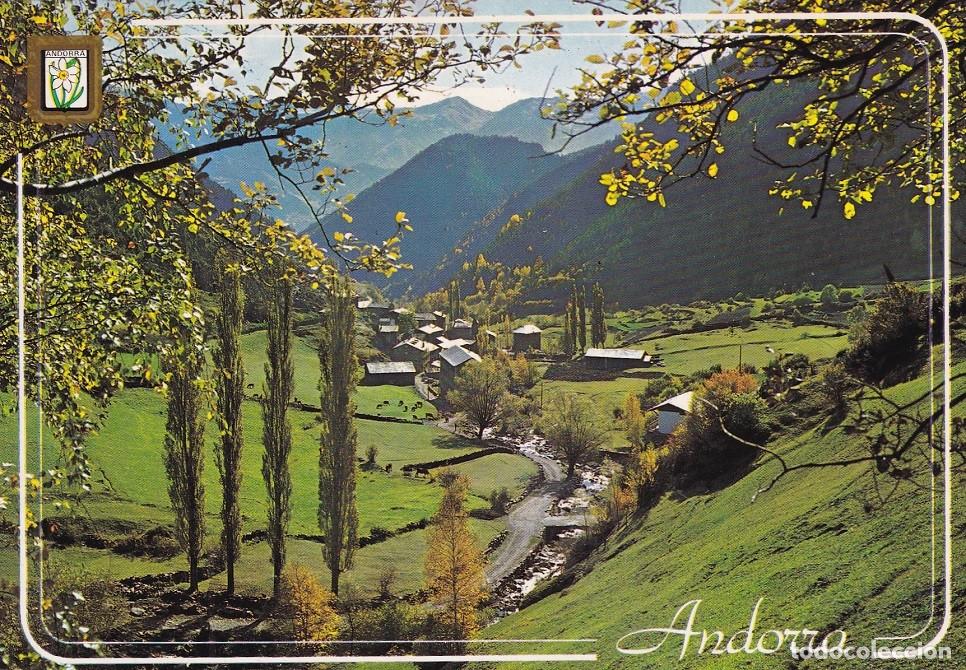 Postales: N&ordm; 206 Valls d'Andorra - Arinsal - Vista general / Escudo de Oro - Andorra