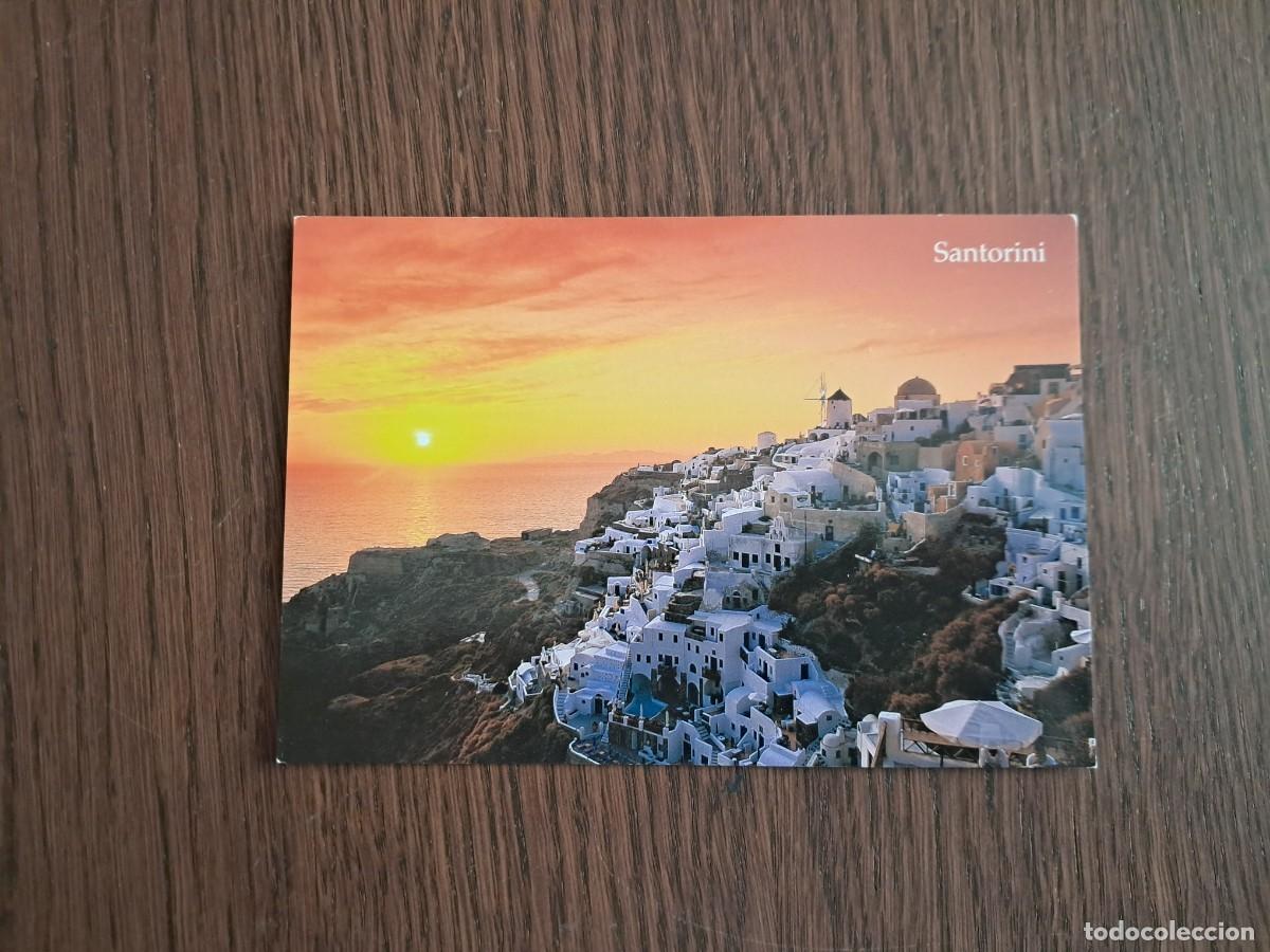 Postales: postal de Grecia, Santorini.