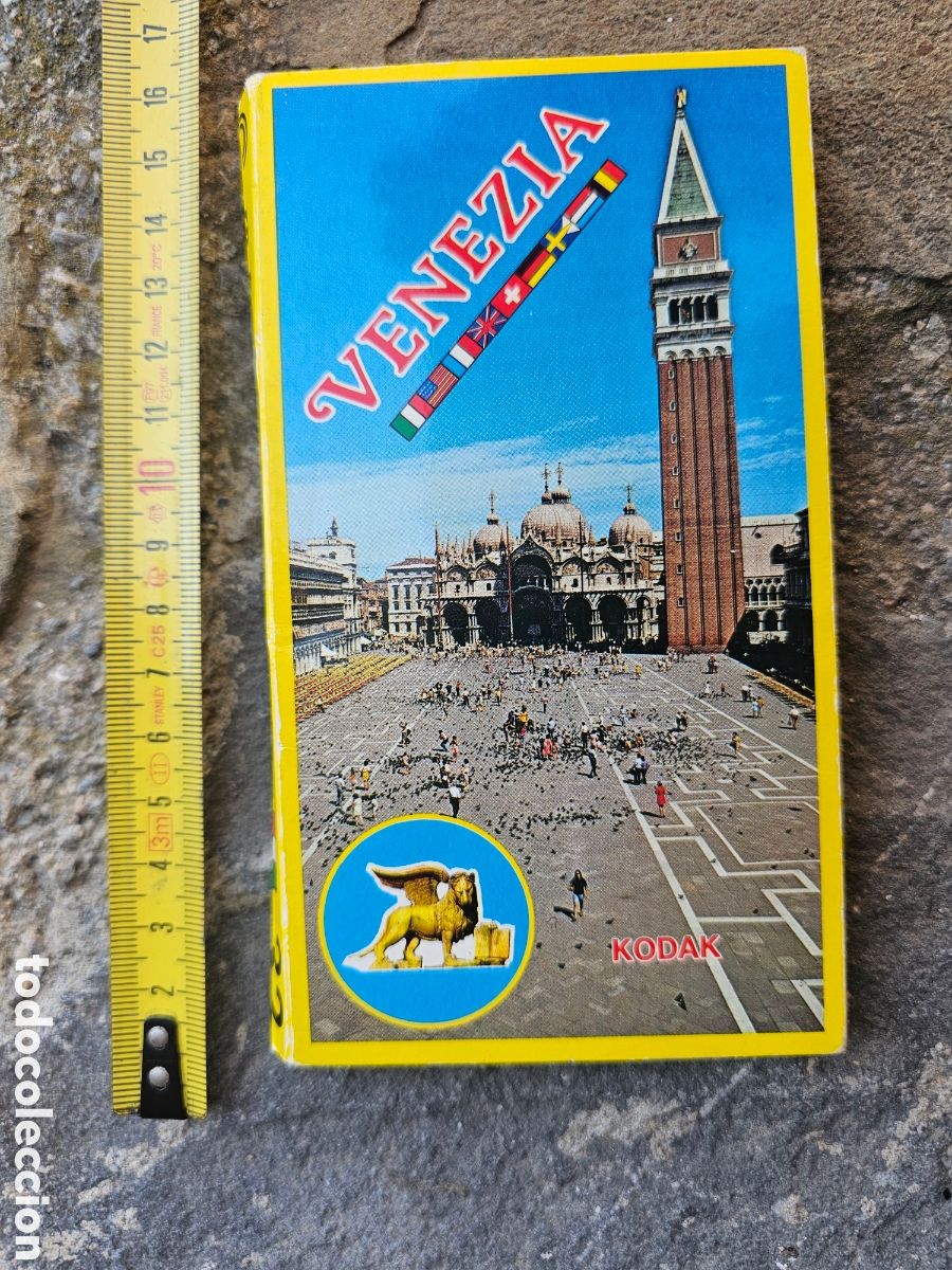 Postcards: ​Folleto desplegable vintage de Venecia (Ed. G. Gerlin) - 32 vistas en color Kodak 1988