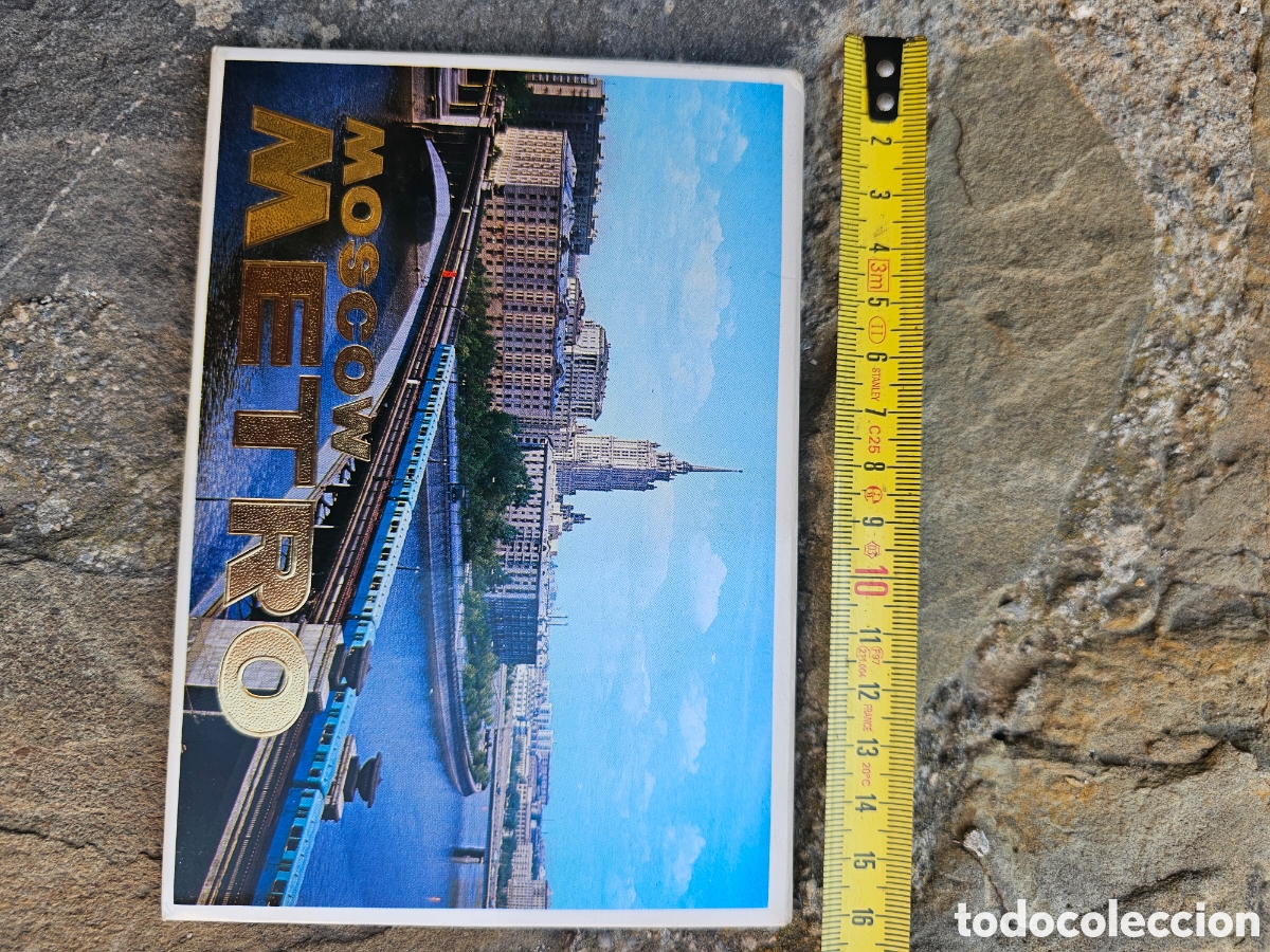 Postales: Set Postales Vintage Metro de Mosc&uacute; &ndash; Intourist URSS (USSR) - Completo con Estuche
