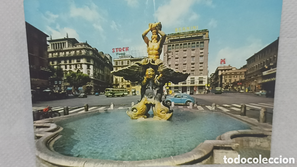 Postales: Roma .plaza Barberini