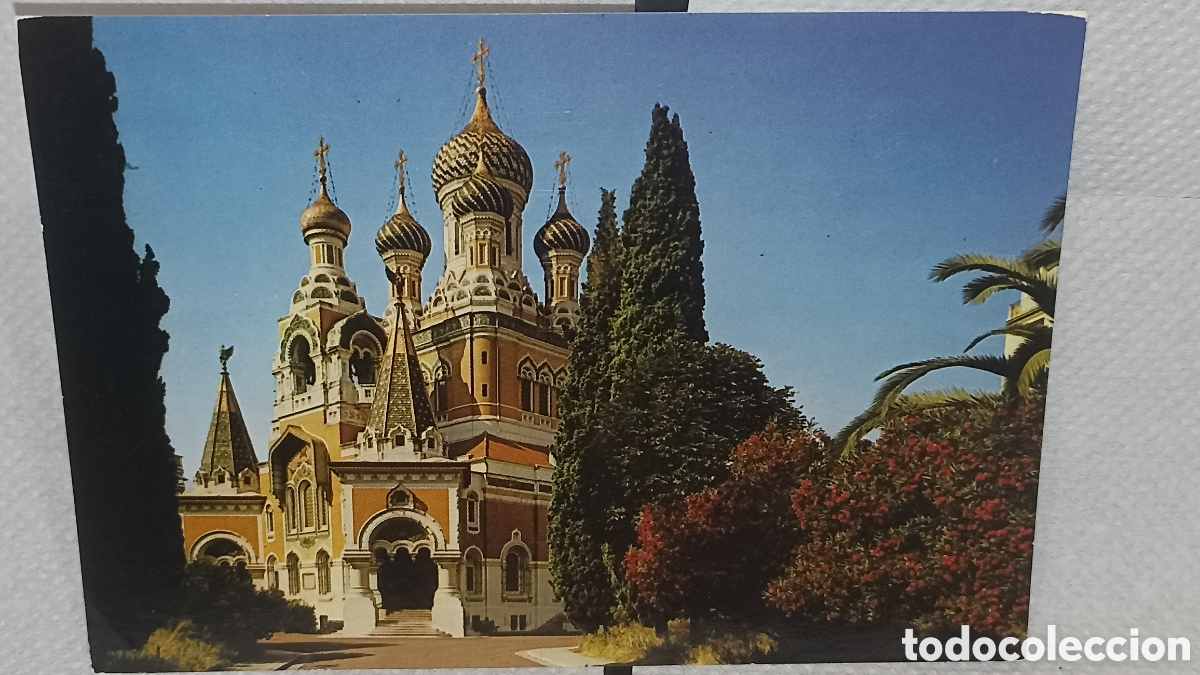 Postales: Nice. Iglesia rusa ortodoxa