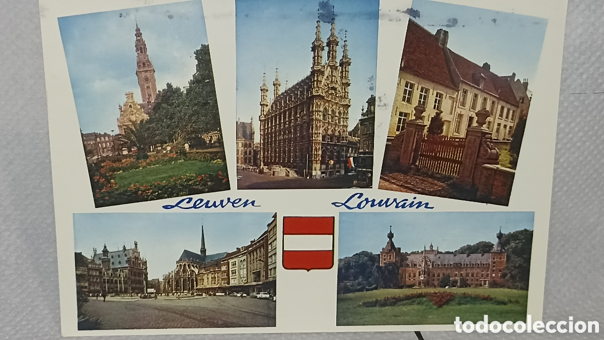 Postales: Leuven Bruselas B&eacute;lgica