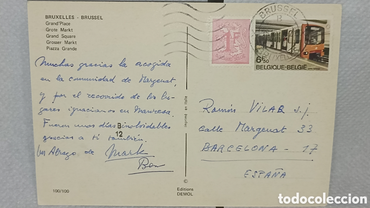 Postales: Bruselas plaza central - Foto 2
