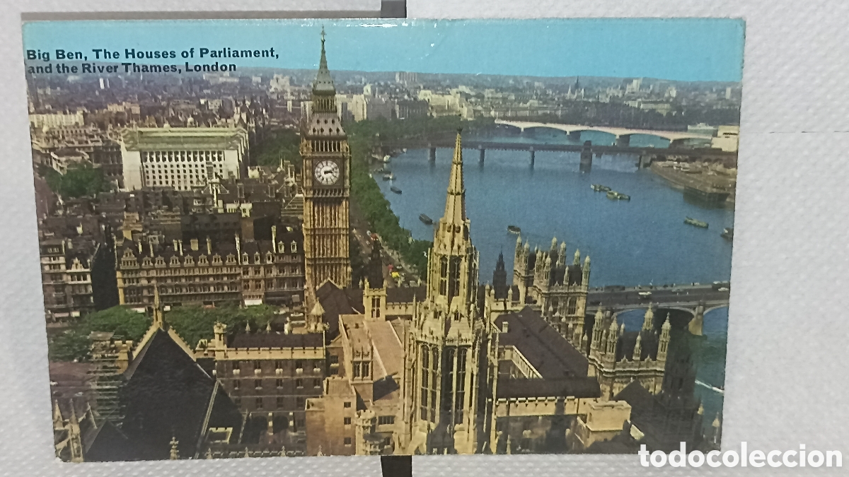 Postales: Londres Big Bang the house of parlament
