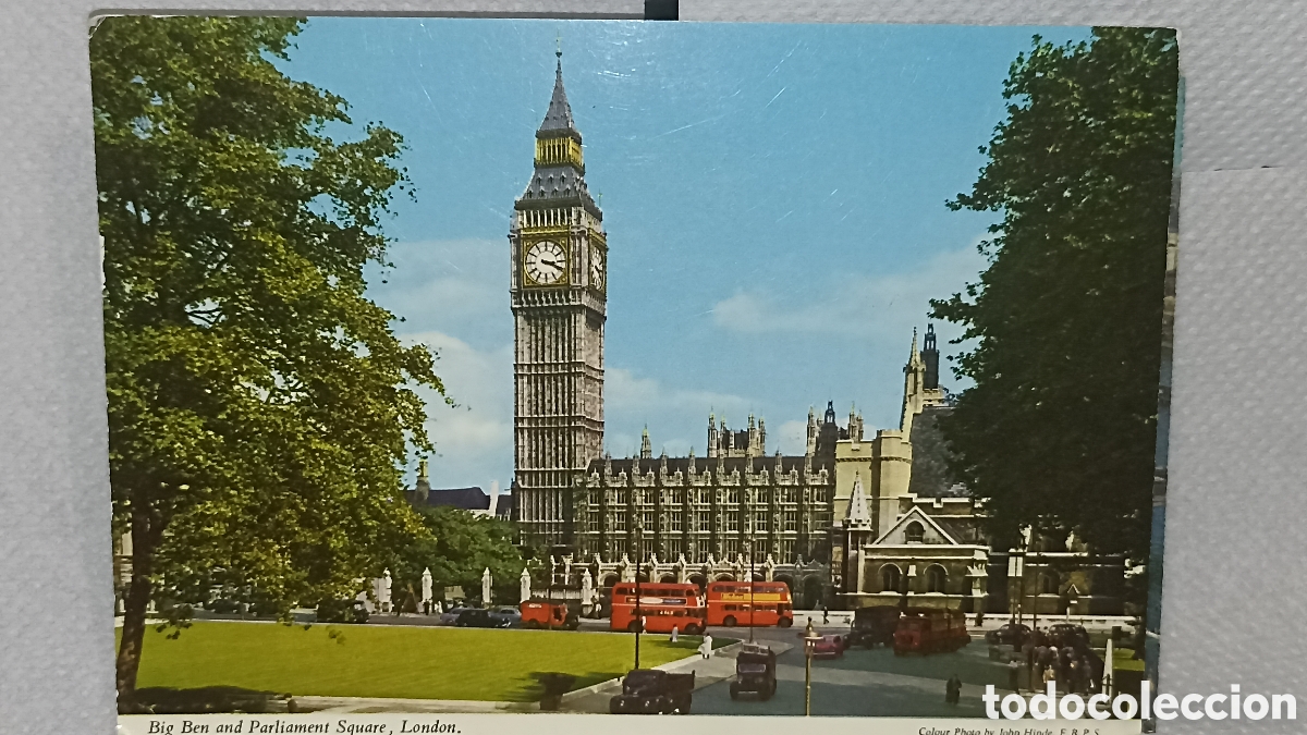 Postales: Londres Big Ben palacio de Parlamento