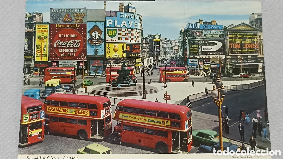 Postales: Picadilly Circus Londres