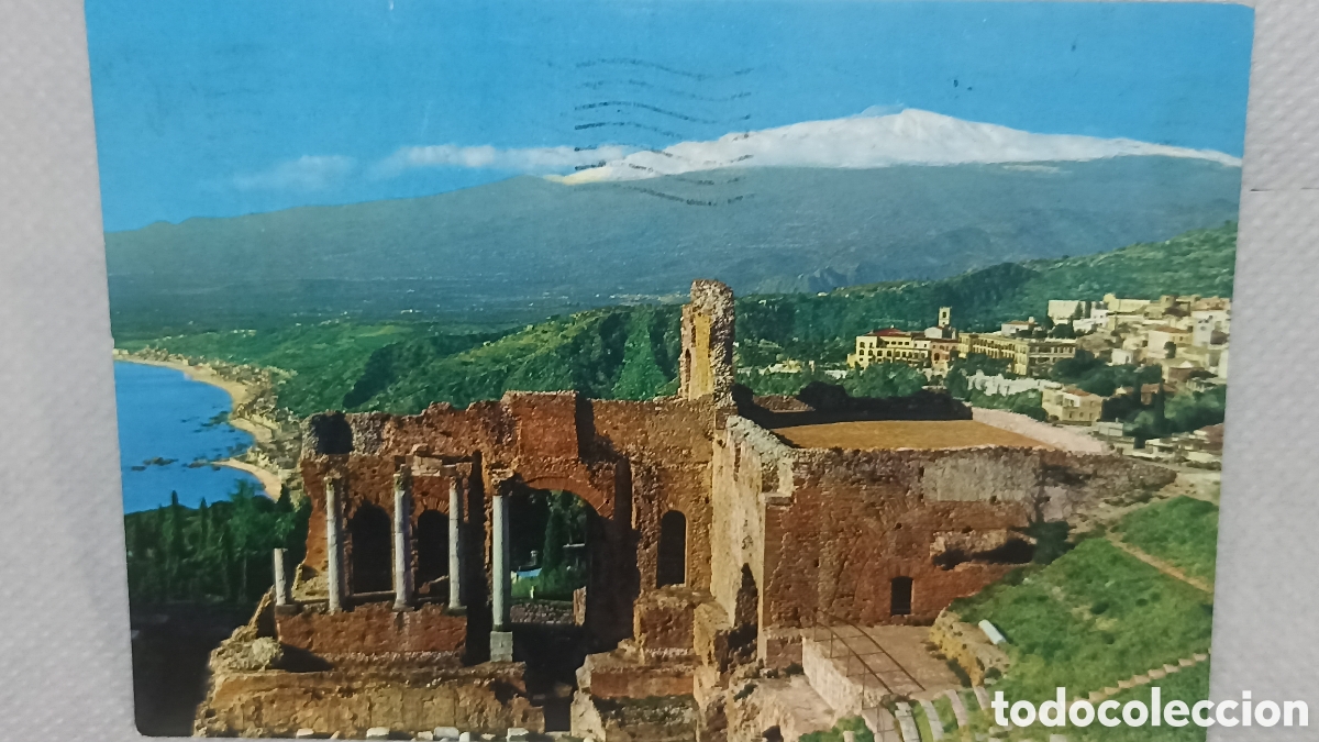 Postales: Taormina teatro griego