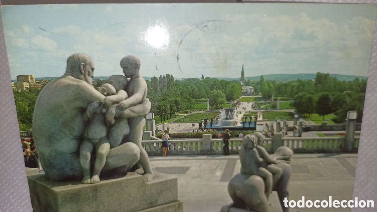Postales: Oslo Noruega frogner park