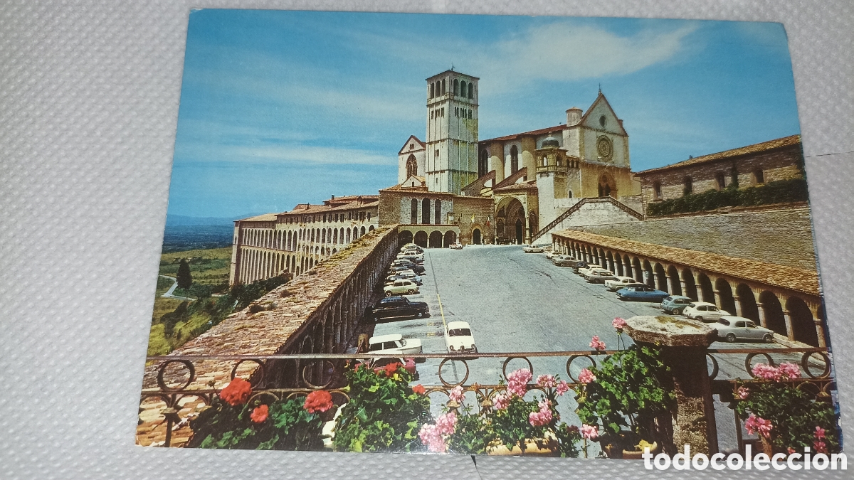 Postales: Assisi. Bas&iacute;lica de San Francisco