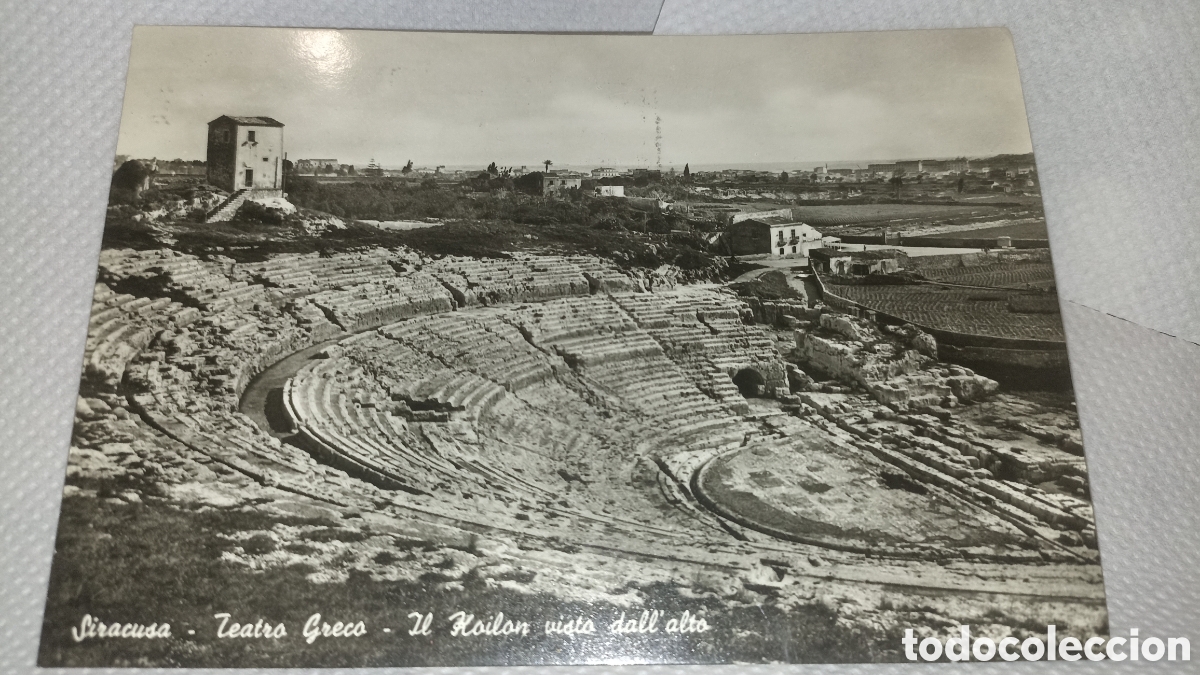 Postales: La siracusa el teatro griego