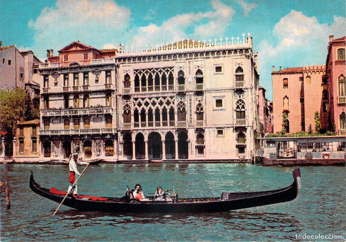 Postales: Postal de Venecia mostrando el famoso palacio Ca' d'Oro en el Gran Canal
