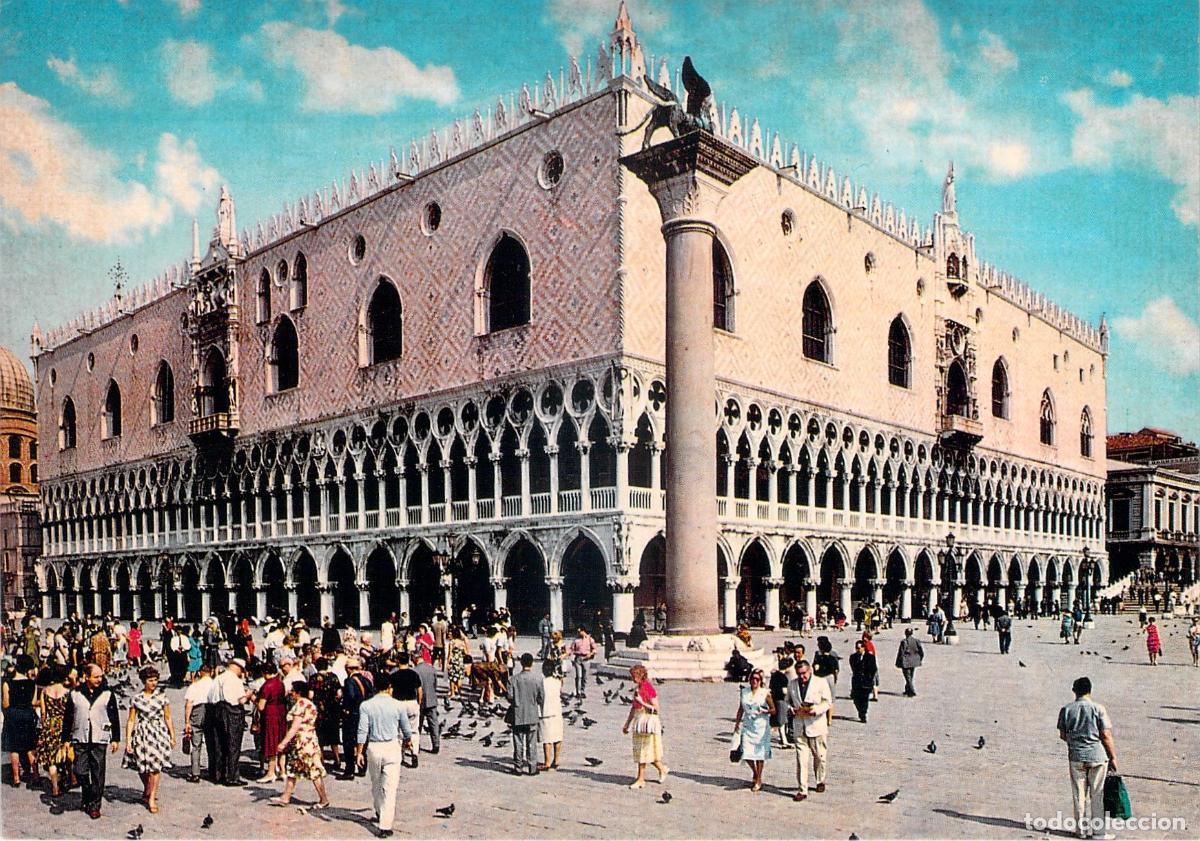 Postales: Postal de Venecia: El Palacio Ducal en Italia