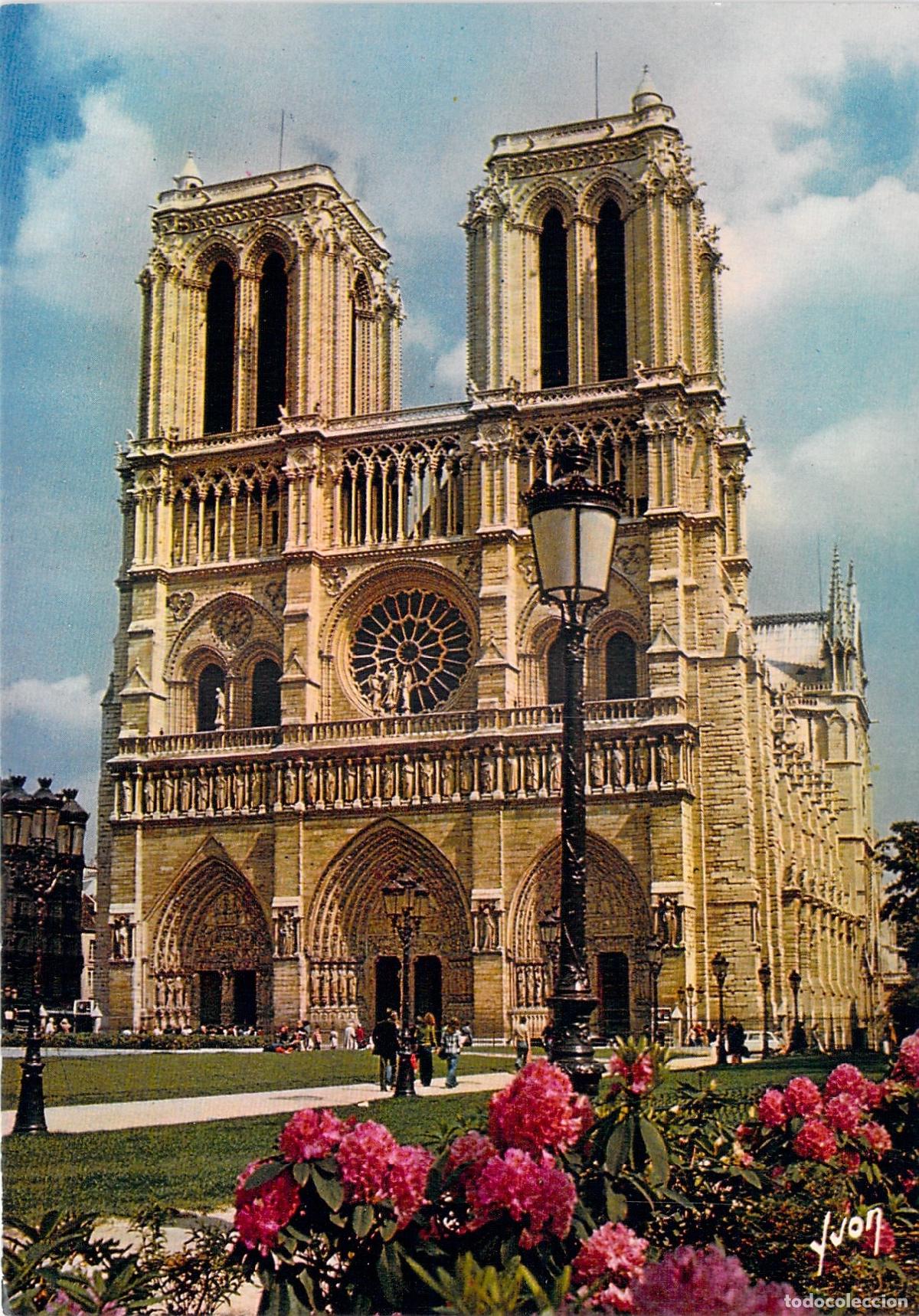 Postales: Postal de la Catedral de Notre-Dame en Par&iacute;s, Francia