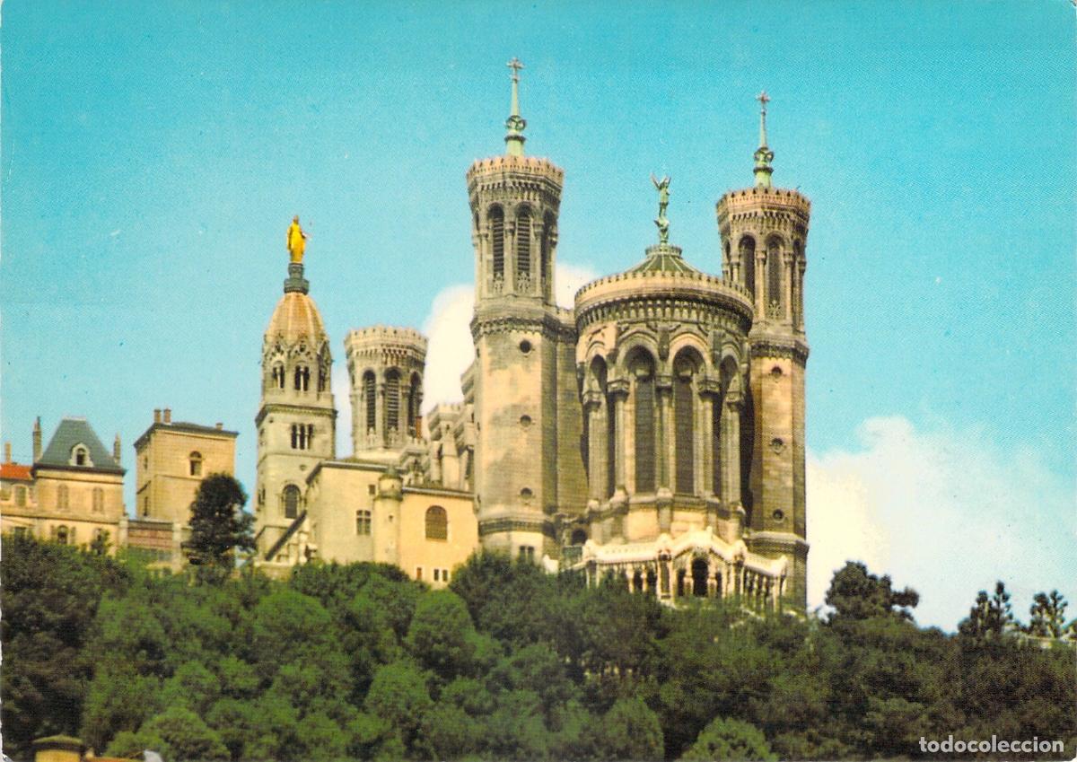 Postales: Postal de la Bas&iacute;lica de Notre-Dame de Fourvi&egrave;re en Lyon