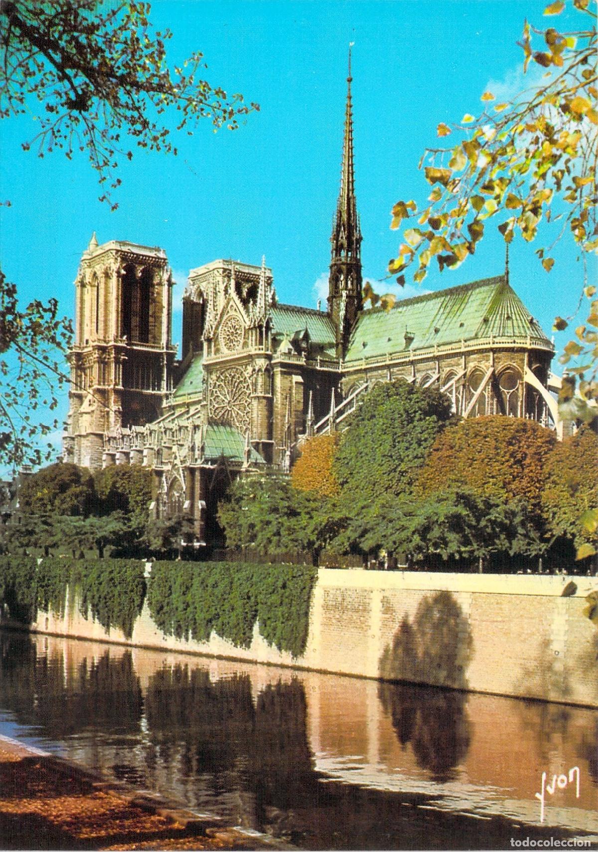 Postales: Postal de la Catedral de Notre-Dame en Paris Francia