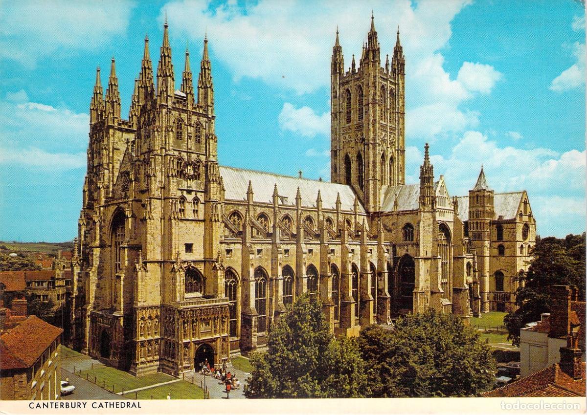 Postales: Postal de la Catedral de Canterbury desde el suroeste