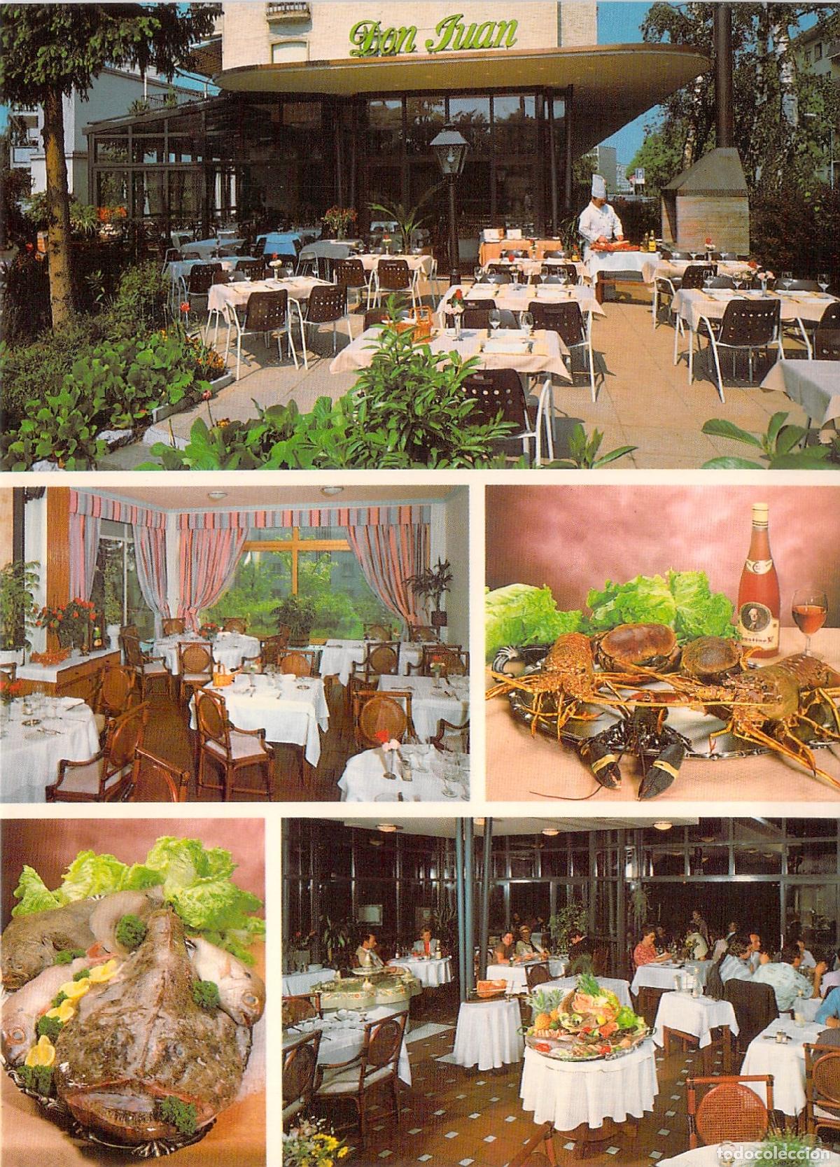 Postales: Postal del Restaurante Don Juan en Lausanne, Suiza