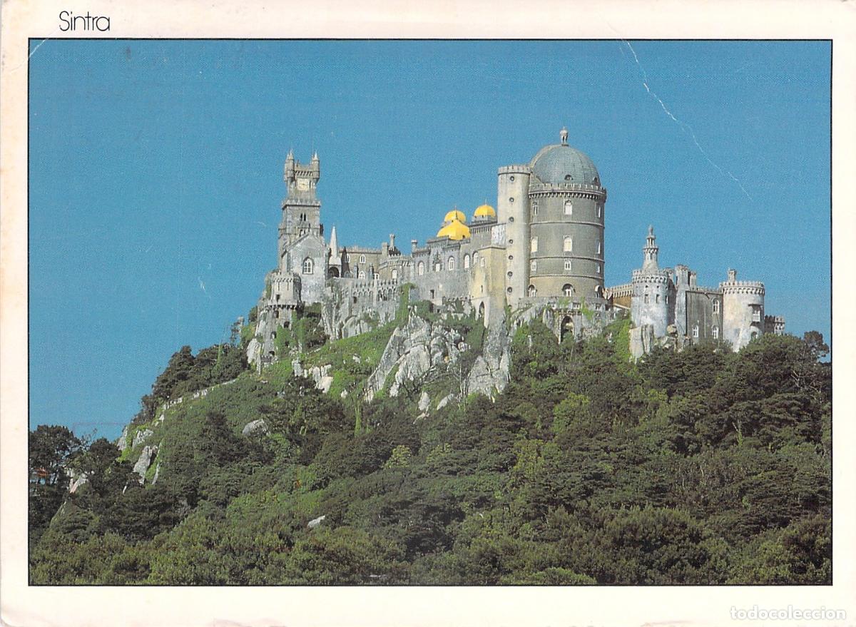 Postales: Postal de Sintra con el majestuoso Palacio da Pena