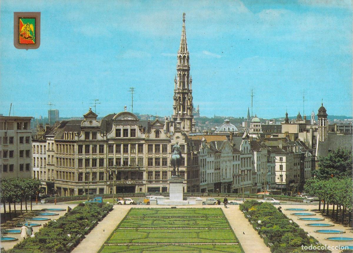 Postales: Postal de Bruselas Mont des Arts B&eacute;lgica