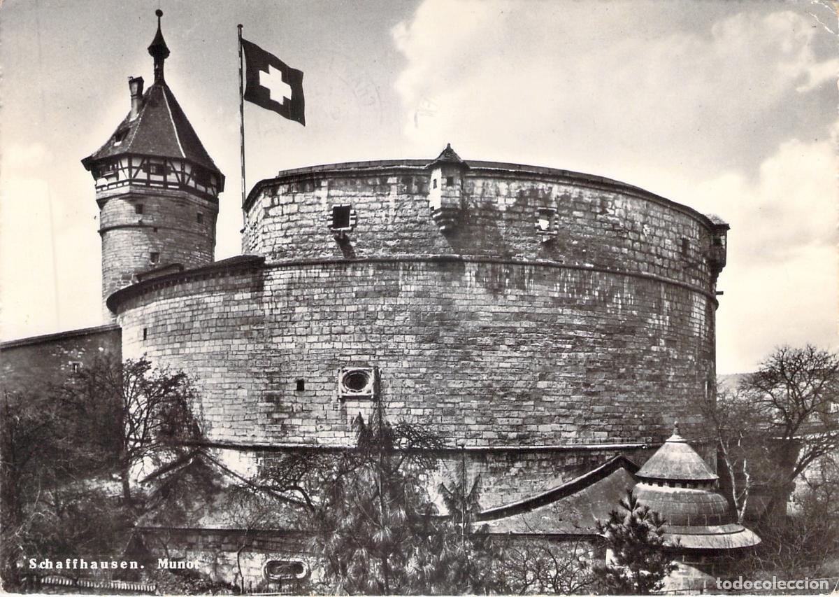 Postales: Postal de la Fortaleza Munot en Schaffhausen, Suiza