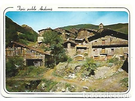 Postales: VILLAGE TYPIQUE ANDORRAN DANS LA MONTAGNE - TIPIC POBLE ANDORRA A LA MUNTANYA.- ANDORRA