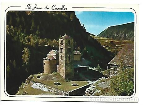Postales: ESGLESIA ROMANICA DE SANT JOAN DE CASELLES.- CANILLO / ANDORRA
