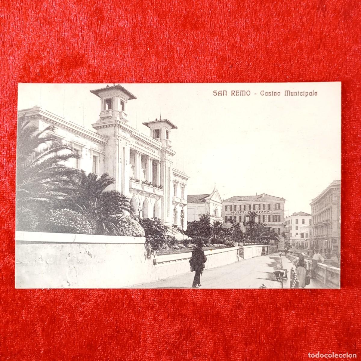 Postales: POSTAL - SAN REMO - CASINO MUNICIPALE - 17834 - ED. GROSSO & C. GENOVA - RAR&Iacute;SIMA / 2270
