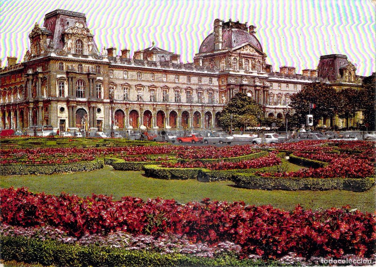 Cartes Postales: Postal de los Jardines del Louvre en Par&iacute;s