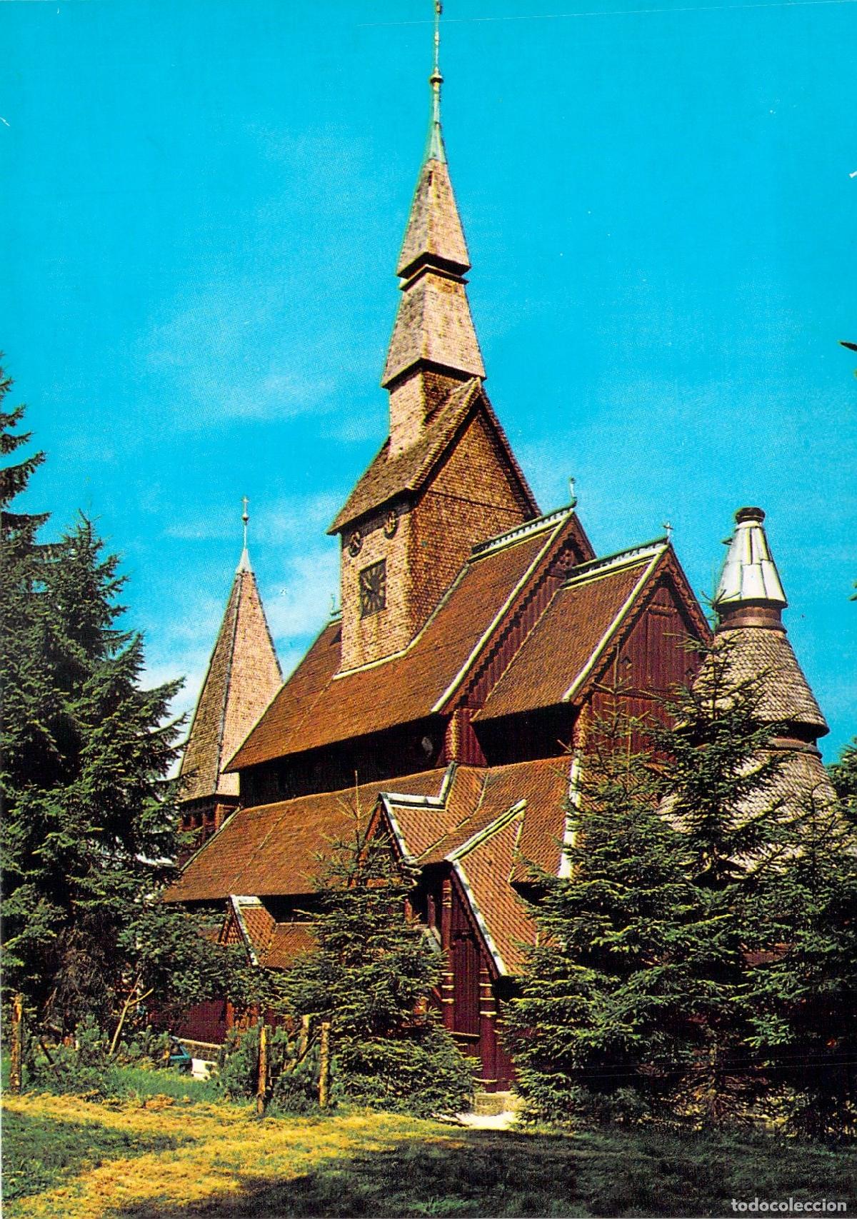 Postales: Postal de la Iglesia de Madera Gustav-Adolf en Hahnenklee, Goslar, Alemania