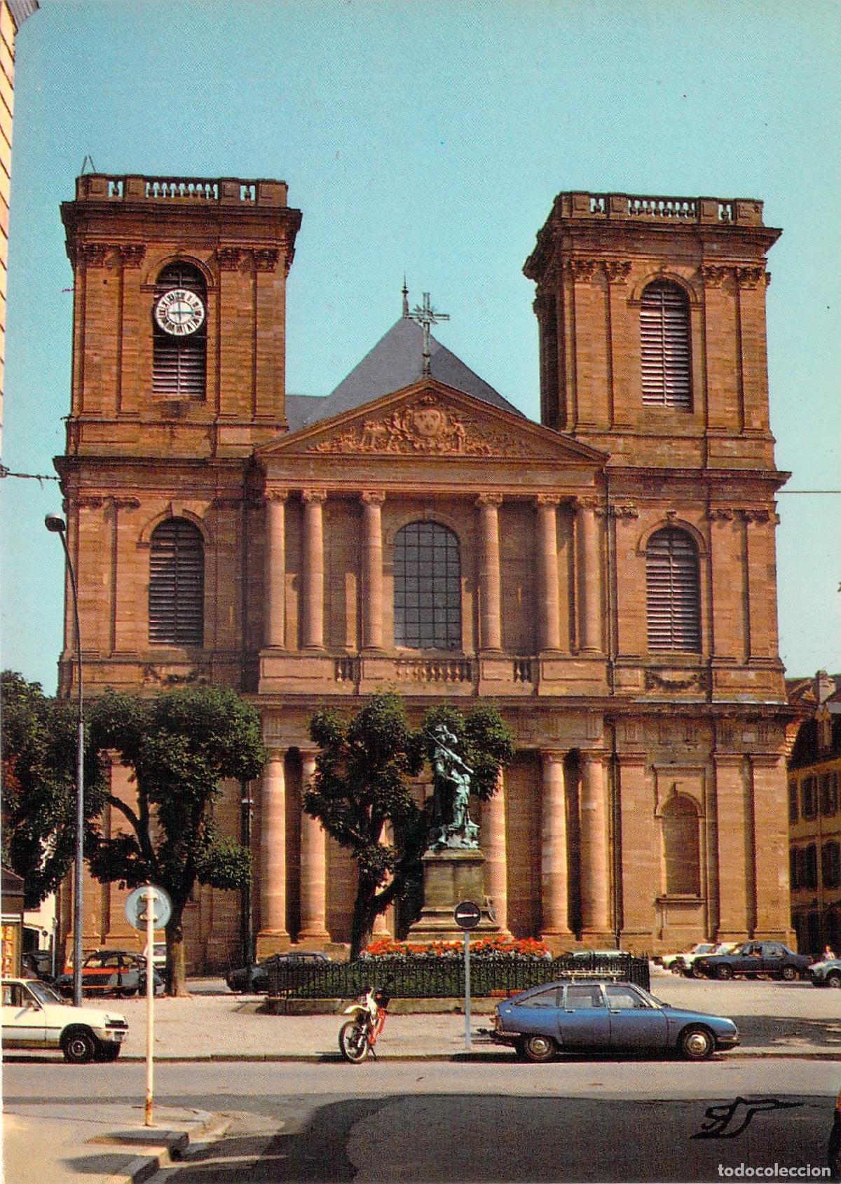 Postales: Postal de la Iglesia de Saint-Christophe en Belfort, Francia