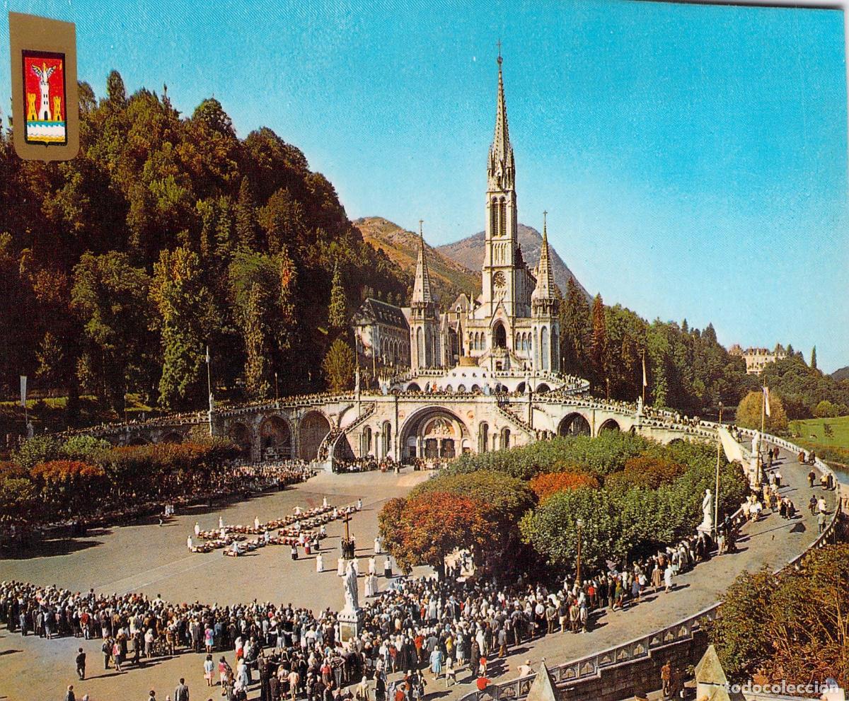 Postales: Postal de Lourdes, Santuario y Peregrinaci&oacute;n, Francia