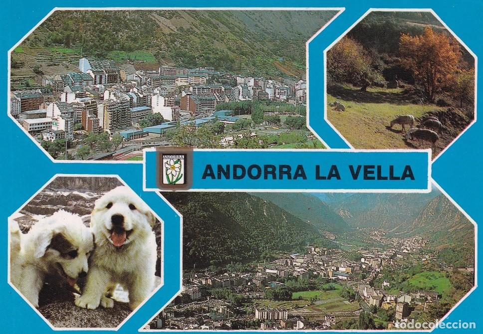 Cartes Postales: N&ordm; 538 Valls d'Andorra - Andorra la Vella - Diferents aspectes / Escudo de oro