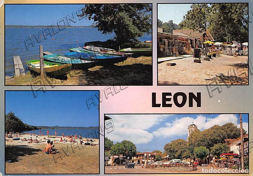 Postales: C&ocirc;te Landaise, Les Barques, Lamison des bateliers (Leon) (FRANCIA) - Circulada con sello - 1995