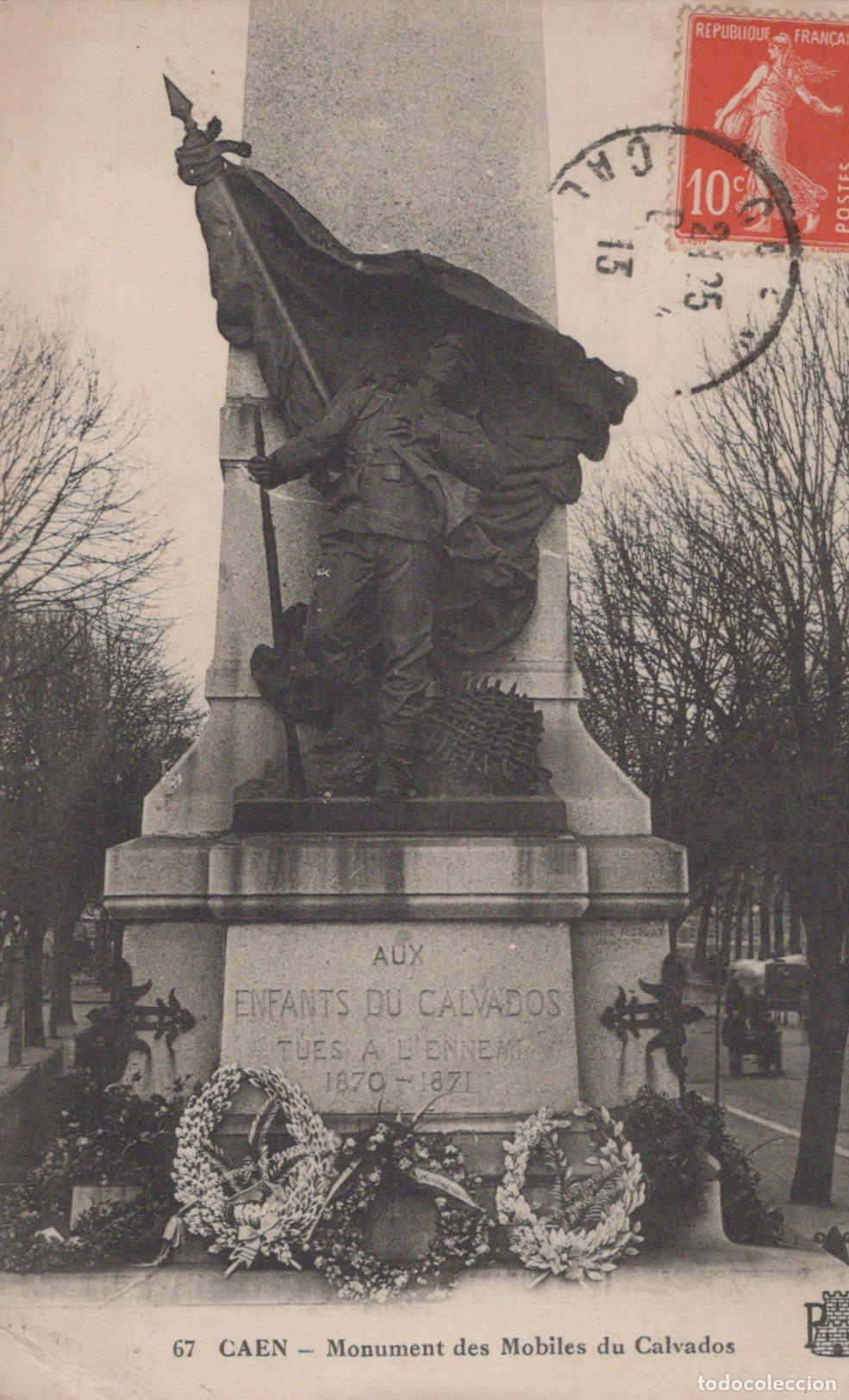 Postales: France Caen Monument des Mobiles 1870 1871