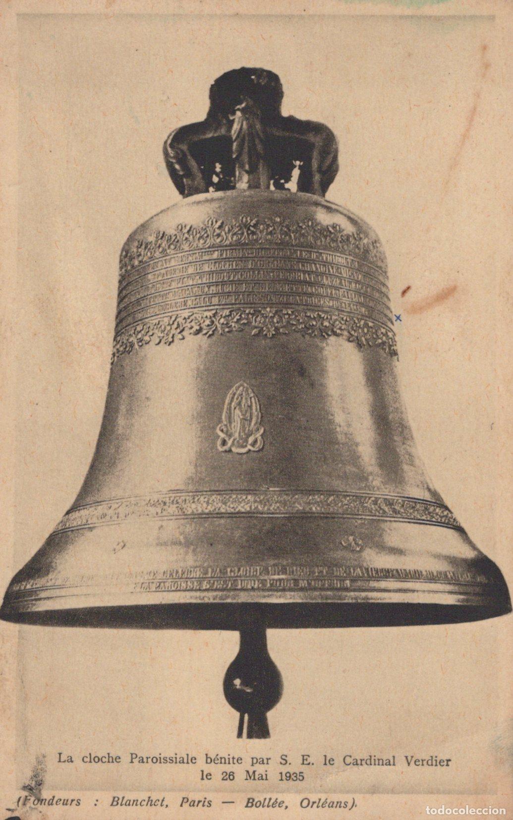 Postales: France &Eacute;pinay sur Seine Cloche Paroissiale Cardinal Verdier 1935 Post&eacute;e