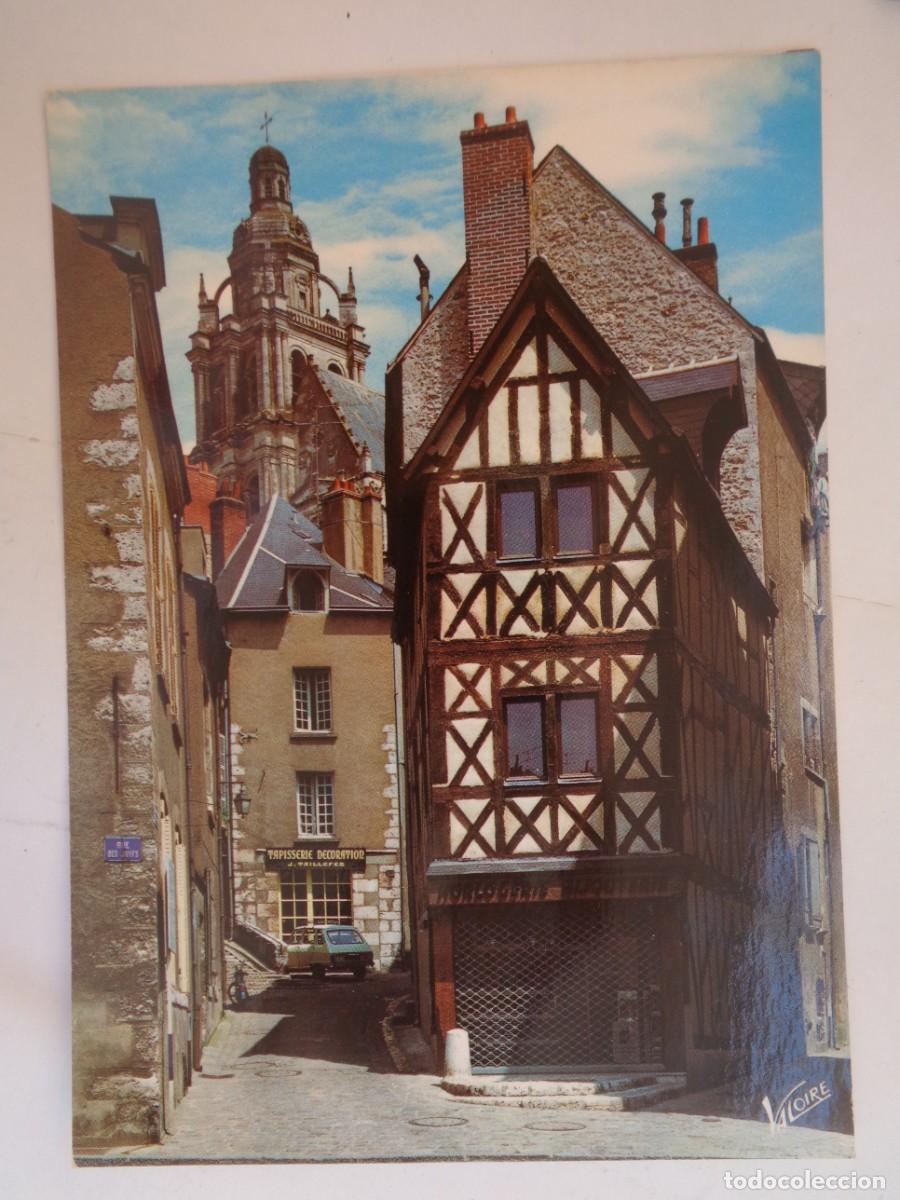 Cartes Postales: POSTAL DE BLOIS ( FRANCIA ): PERPECTIVA DE LA CATEDRAL DE SAN LUIS