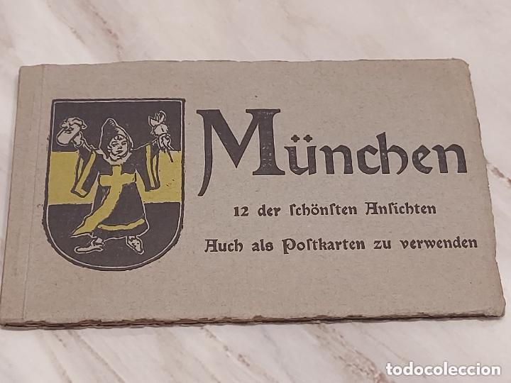 Postales: M&Uuml;NCHEN | BLOC 12 POSTALES ANTIGUAS | 12 DER SCH&Ouml;NSTEN ANSICHTEN | SIN ESCRIBIR