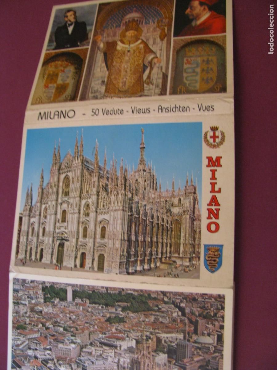 Postales: TIRA DE 24 POSTALES CON 50 IMAGENES DE ITALIA. MILANO. MILAN.