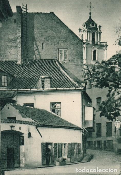 Cartes Postales: Nr 13 Wilno - Zaulek Literacki i dom w kt&oacute;rym mieszkal A. Mickiewicz