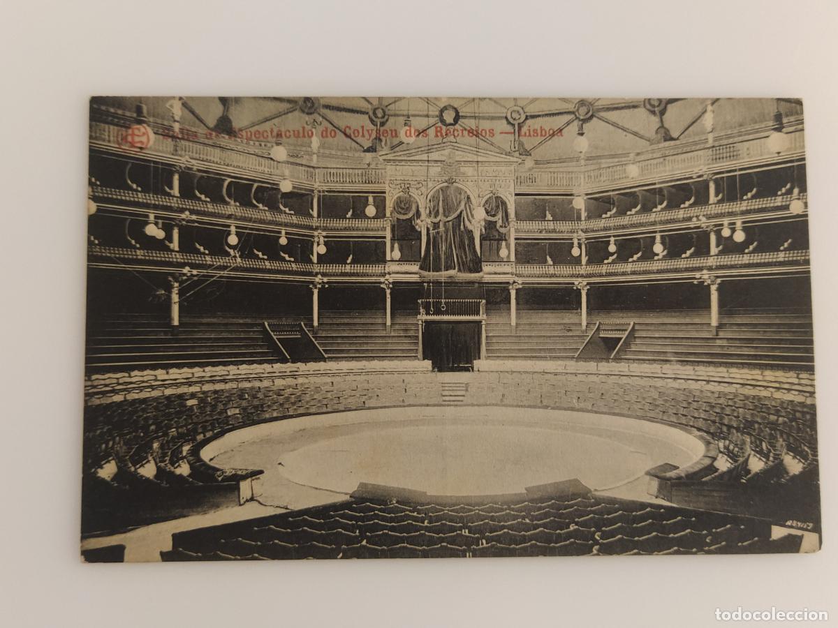 Postales: PORTUGAL - LISBOA - SALLA DE ESPECTACULO DO COLYSEU DE RECREIOS - TEATRO - POSTAL ANTIGUA -(116.294)