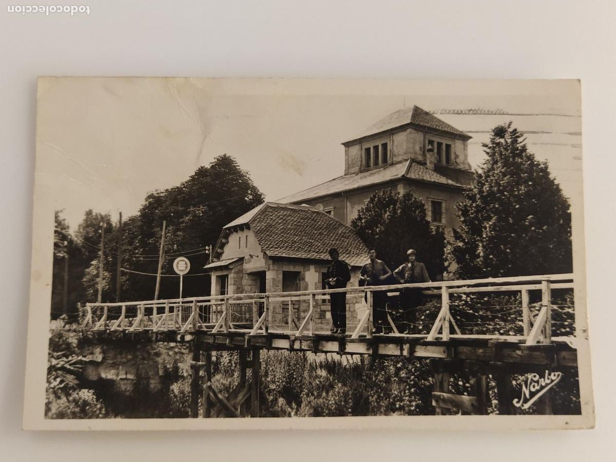 Postales: BOURG MADAME - PASSERELLE DU PONT INTERNATIONAL - POSTAL ANTIGUA -(116.379)