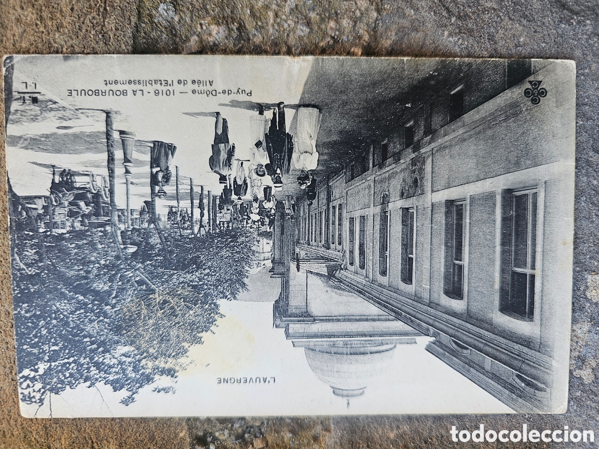 Postales: Tarjeta Postal Antigua La Bourboule - Puy-de-D&ocirc;me (1016 All&eacute;e de l'&Eacute;tablissement)