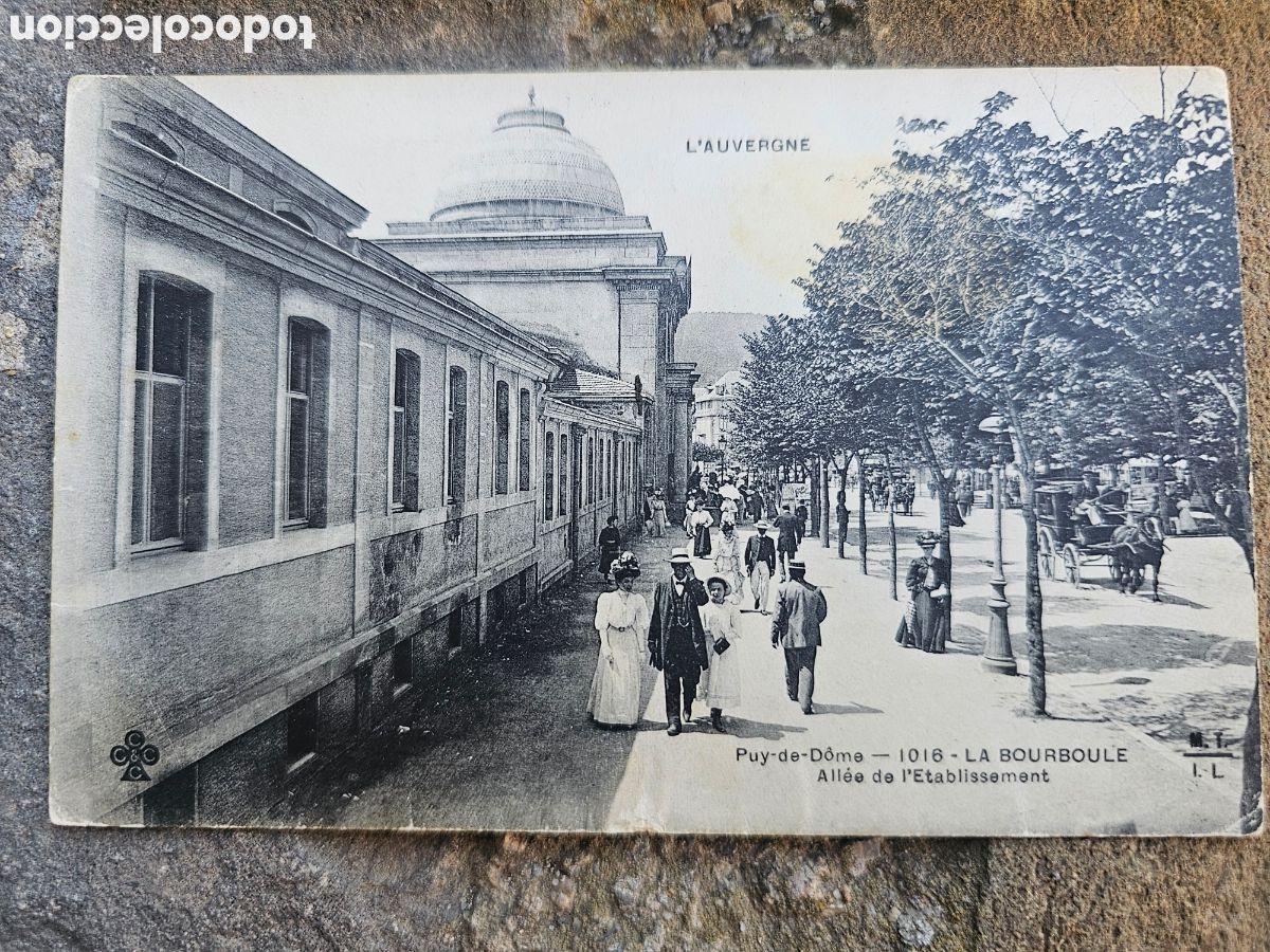 Cartes Postales: Tarjeta Postal Antigua La Bourboule - Puy-de-D&ocirc;me (1016 All&eacute;e de l'&Eacute;tablissement)